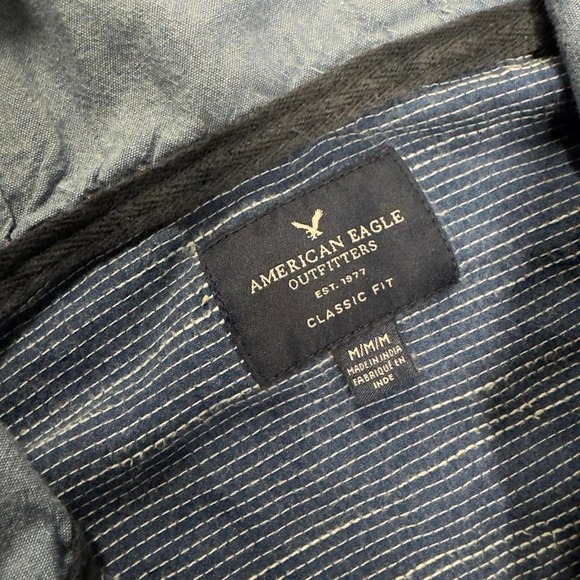 Vintage American Eagle denim lightweight pull over jacket - Picture 2 of 6